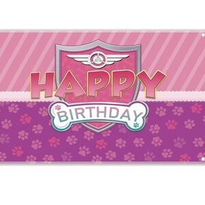 Paw Patrol Birthday Bannee - Skye!